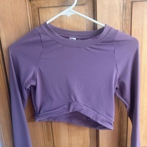 Alphalete cropped top plum